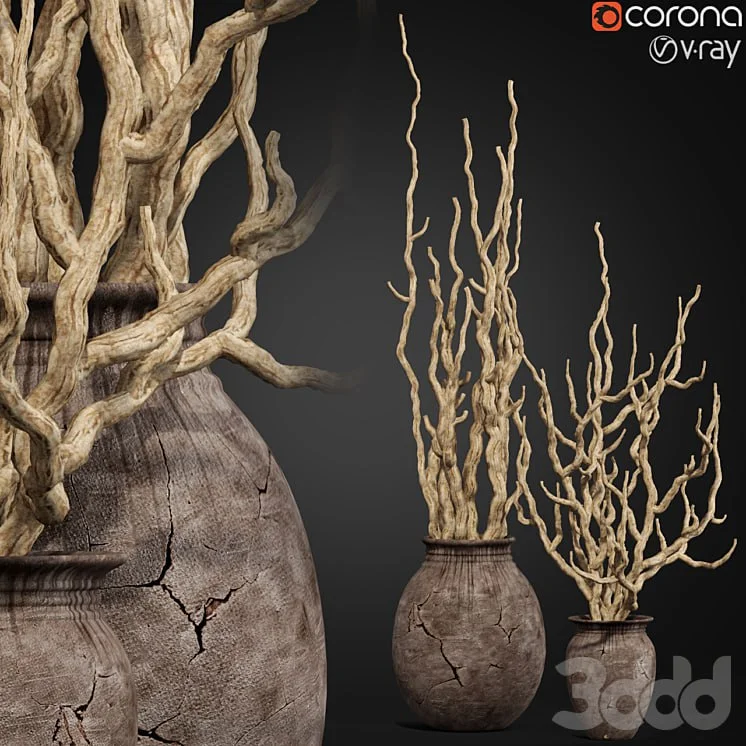 Decorative dry branch 01